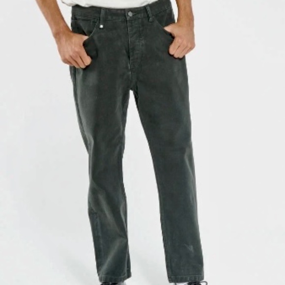 Thrills Slacker Jeans Oil Green 32 - Picture 4 of 5